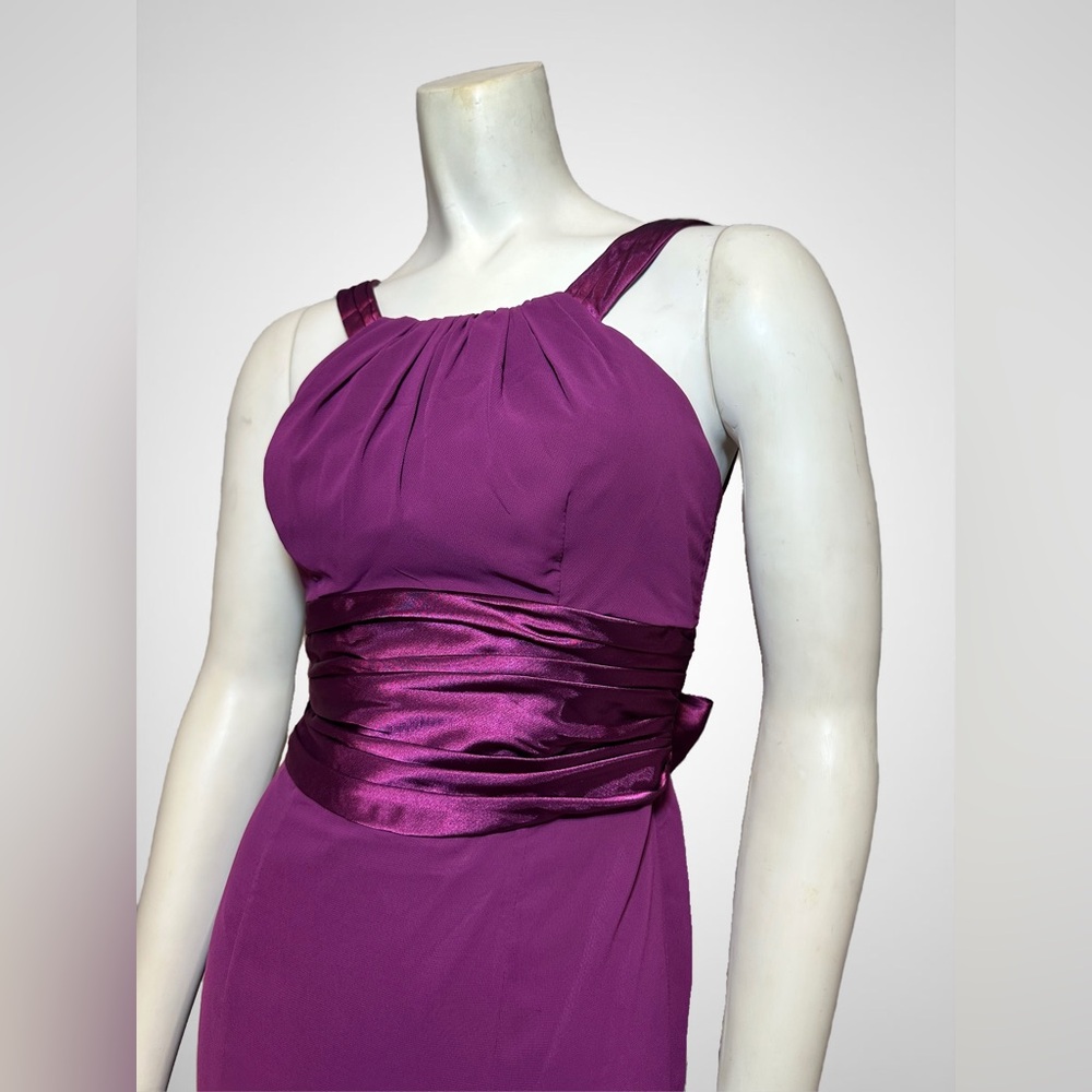 David's Bridal Magenta Sleeveless Gown - Size 2